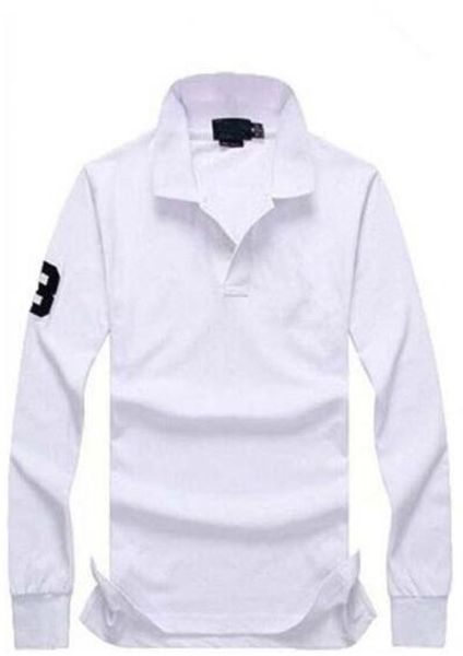 

sell casual polo shirt men fashion long-sleeve men's polos new arrival fashion brand polo shirts man slim shirt, White;black