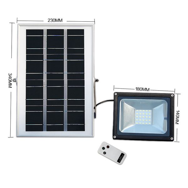 2019 Led Flood Solar Lights 500lm 25leds 600lm Aluminum Diecasting Led Flood Solar Lights 500lm 25leds