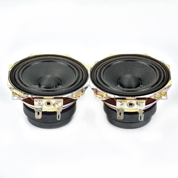 Freeshipping 2 pcs 2.5 Full Range Speaker polegada 4 ohm 15 W Altifalante de Aço Magnético Duplo HT Home Theater Speakers