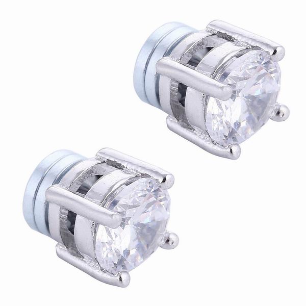 

Блестящий Кристалл медицинские серьги для ушей для женщин Мужчины Белый Черный М