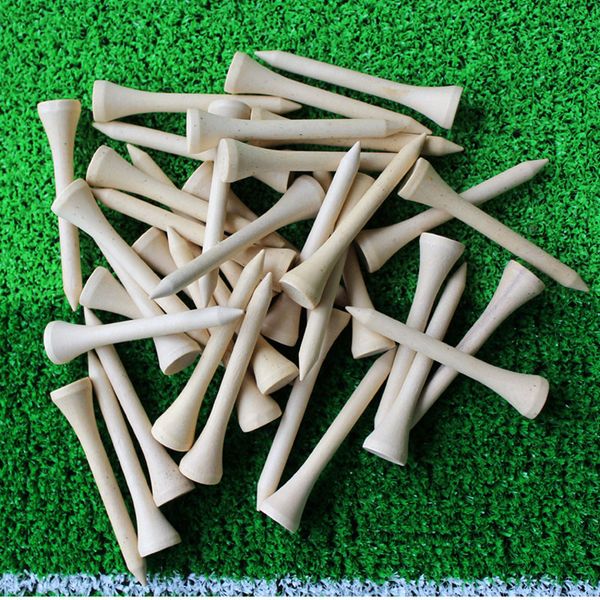 

wholesale- 500pcs/lot 54mm golf ball wood tees wooden golf accessories hot