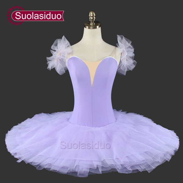 

light purple plain ballet tutu for girls without decorations natcracker platter performance tutu ballet kids sd0025, Black;red