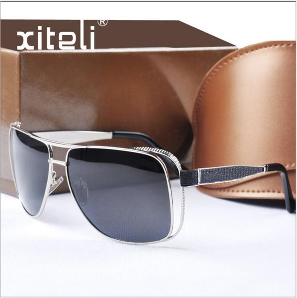 

2017 designer sunglasses men polarizer manufacturer wholesale sunglasses 3001 male man polarized sunglasses, White;black