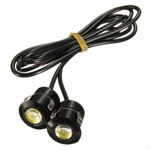 

2017 новый 2x 9w led радар орлиные глаза белый дневного света drl обратный резервного копирования свет 12 в