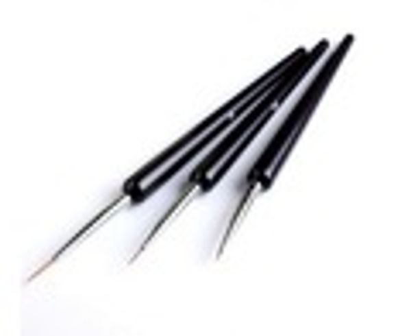 

3pcs set dotting painting drawing uv gel liner polish brush nail art pen, Silver