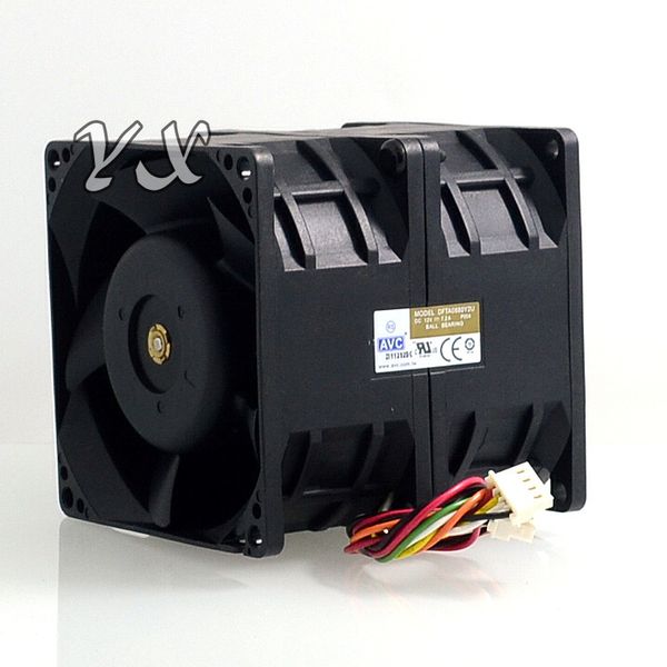 Novo DFTA0880Y2U 12 V 7.2A 8080 dual motor impulsionador do ventilador de carro violência 80 * 80 * 80mm