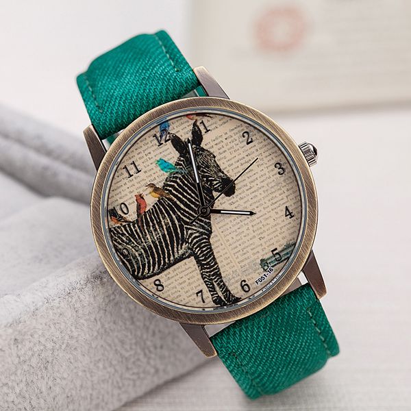 

бесплатная доставка новые часы специальные джинсовые старые кожаные кварцевые часы мужские и женские часы отдыха ретро, Slivery;brown