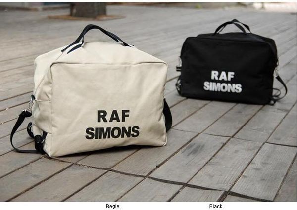 wholesale raf simons thickening canvas letter bag one shoulder letter bag