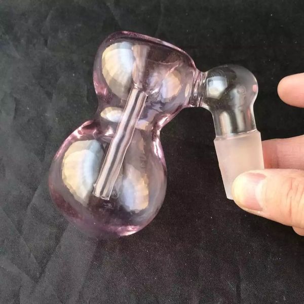 Großhandel mit großer farbiger Glasschale 18 mm, Glasbongs, Glaswasserpfeife, Rauchen, Aschefänger für Bohrinseln, Ölbrenner