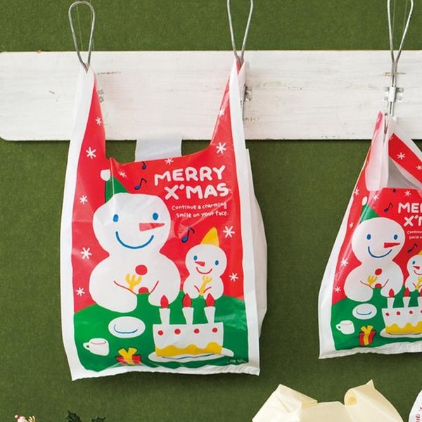 

wholesale-100pcs/lot 18*35*11cm christmas series gift diy packaging candy bags xmas decoration santa sacks natal adornos de navidad