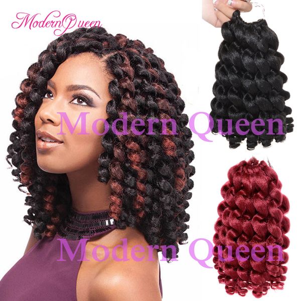 Synthetic Braiding Hair Bulk 2x Jumpy Wand Curl Jamaican Bounce
