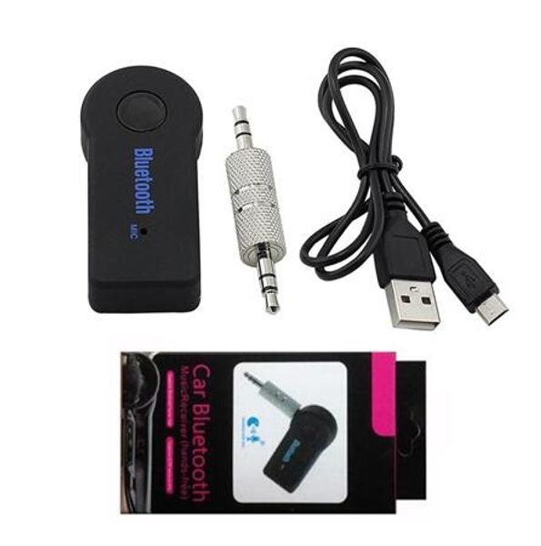 Araba Bluetooth Hands Free Kablosuz Müzik Alıcısı Ses 3.5mm Aux EDUP Bağlayın V 3.0 Verici Akıllı Telefon için Mic ile A2DP Adaptörü