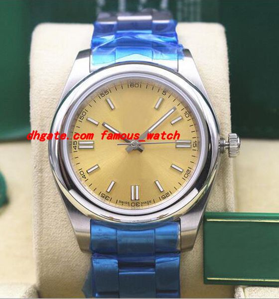 

Высочайшее качество нержавеющей стали 39 мм белый виноград автоматическая 116000 UNWOR