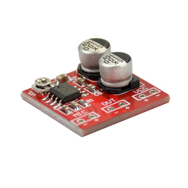 Freeshipping LM386 Electret Microfones Amplificador Board O Amplificador De Microfone