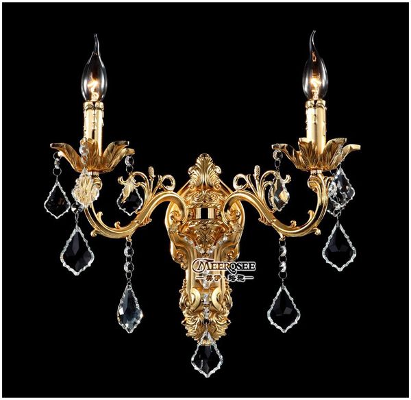 

wholesale golden crystal wall light fixture silver wall sconces lamp crystal wall brackets chandelier ing