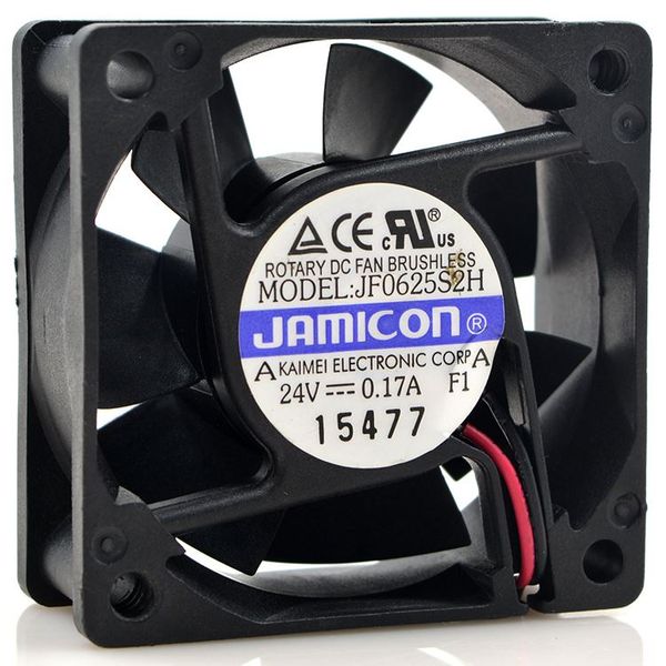 

jamicon jf0625s2h 24v 0.17a 6cm 6025 60*60*25mm axial case inverter server cooling fan