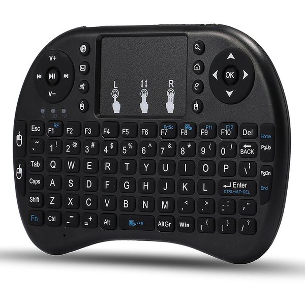 

2.4g rii i8 fly mouse keyboard touchpad wireless mini usb keyboard dry battery remote control for android tv box game consoles classic