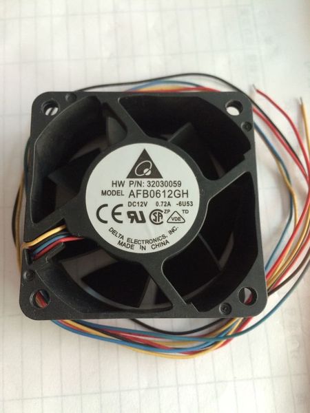 

for delta afb0612gh 6025 60mm 12v 0.72a pwm axial server cooling fan