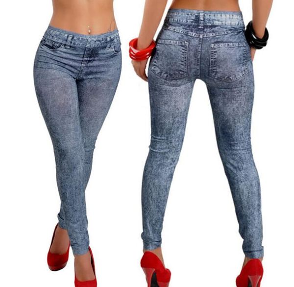 Jeans slim alla moda Legging Tattoo colorato disegno Pantaloni skinny Donne sexy Cotone Plus Size Jeggings elasticizzati Abbigliamento colorato drop shipping