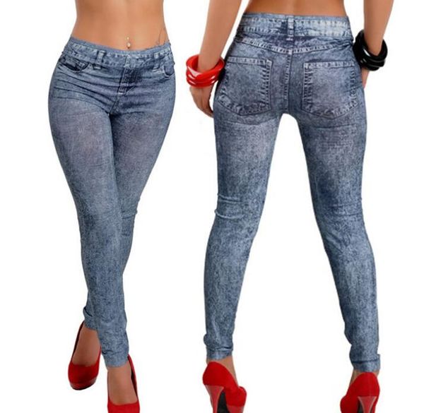 Moda Ince Kot Legging Dövme renkli çizim Sıska Pantolon Seksi Kadın Pamuk Artı Boyutu Sıkı Jeggings Renkli giyim damla nakliye