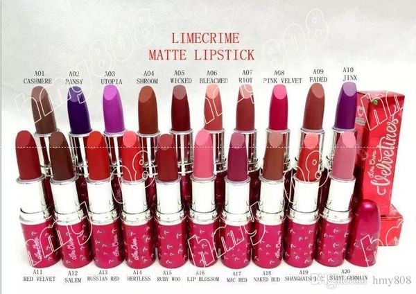 

Бесплатная Доставка Новый!M7715 матовая горячей 20COLOR горячая помада стиль