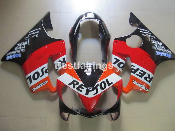 

injection mold abs plastic fairings for honda cbr600 f4i 04 05 06 07 red black fairing kit cbr600 f4i 2004-2007 iy22