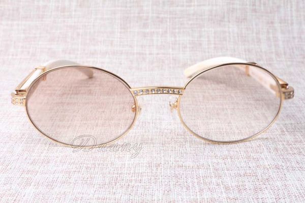 

2019 sunglasses diamond size: male leg horn cattle 7550178 natural straight glasess horns new sunglasses eyeglasses eyewear round 55-22 opjl, White;black