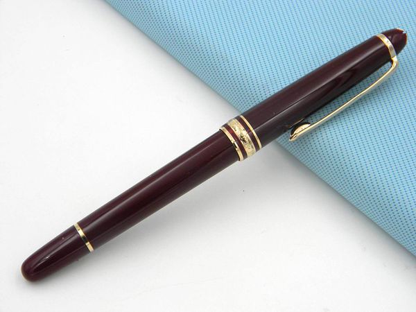 

resin Classical office 163 RED Lacquerred golden New Lacquerred Fountain Pen
