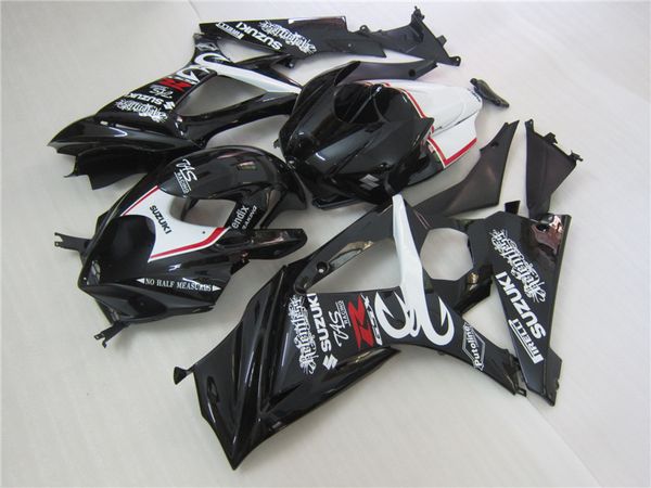 heißer verkauf form verkleidung kit für Suzuki GSXR1000 2007 2008 weiß schwarz verkleidungen set GSXR1000 07 08 OT50