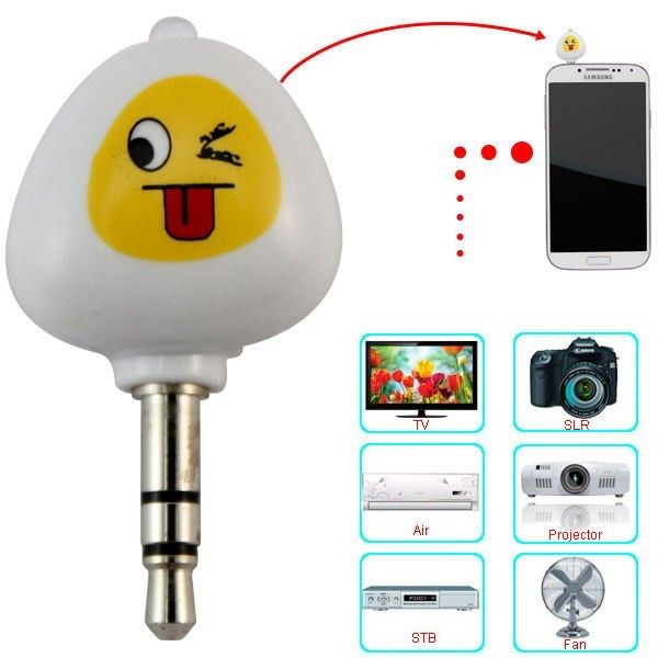 

universal mini 3.5mm wireless smart ir remote control for samsung android mobile smart tv air conditioner