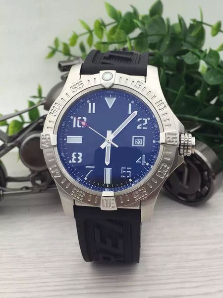

dhgate выбранный продавец 2017 новые горячие продажи модные часы мужчины черный циферблат резинкой часы кольт автоматические часы мужские пл, Slivery;brown