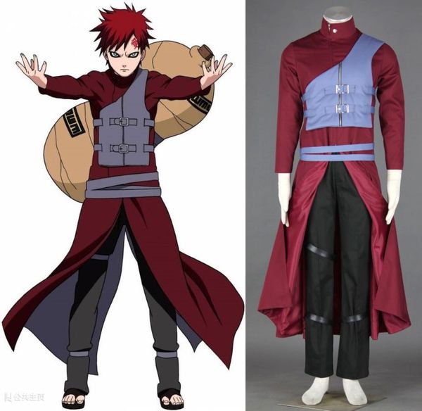 

naruto shippuden naruto sabaku no gaara cosplay costume halloween, Black