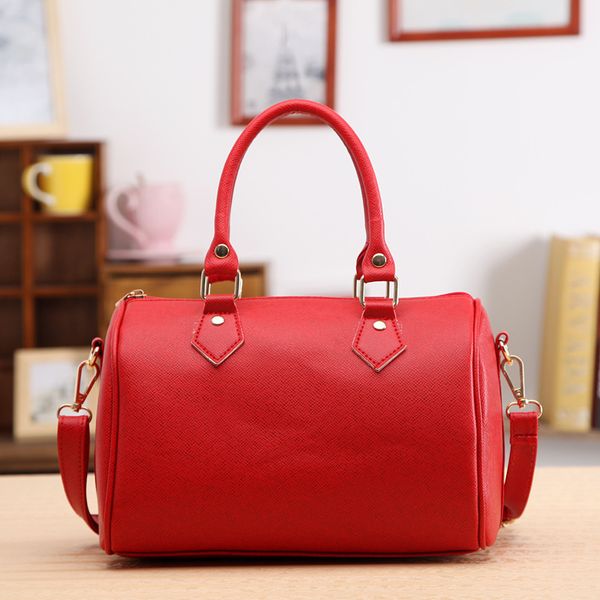 

wholesale- fashion women handbag solid strap shoulder bag casual tote purse leather messenger hobo bag bolsas de couro #0606