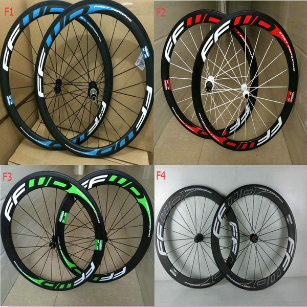 

china oem ffwd 50mm carbon road wheels wheelset clincher tubular matte glossy bike wheelset v brake calliper bicycle wheels ing