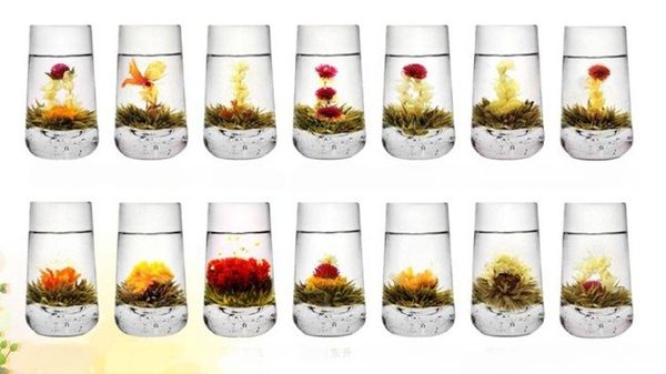 

10 видов цветущий чай, индивидуальный пакет художественный цветок цветок чай,, Бесплатная доставка бесплатный подарок