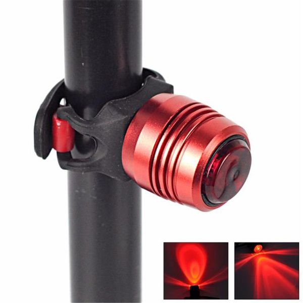 

wholesale- 3 modes bicycle led usb charging rear tail warning safety light red lamp