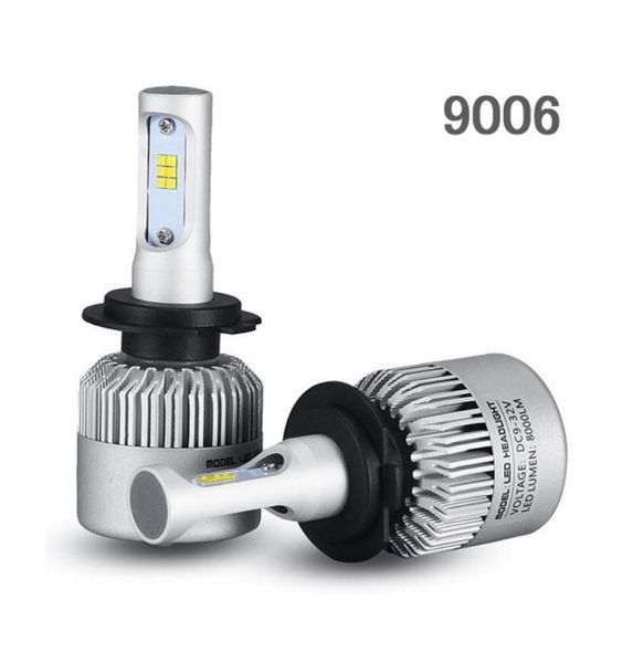 S2 Csp Led Headlight 9006 Hb4 72w 8000lm Super Slim Conversion Kit