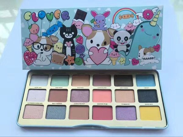 

2017 too face makeup clover a girls friend eye shadow palette 18 colors faced eyeshadow palette dhl ing