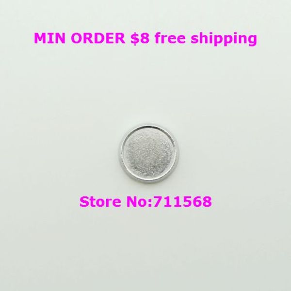 

wholesale- blank round floating charm for your own p logo dyi floating locket charm, Black