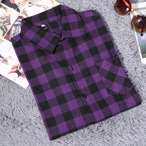 Wholesale- New 2017 Sale  Plaid Men Shirts Long Sleeve Cotton Slim Fit Casual Shirt Clothes 5 colors drop shipping