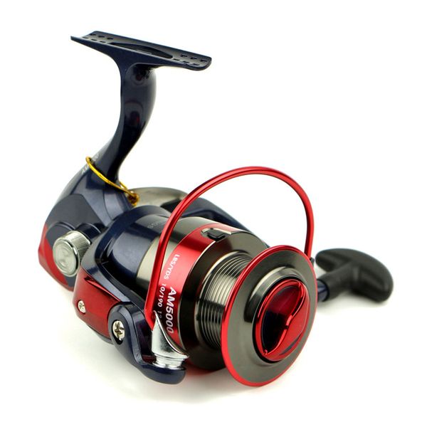 

metal spinning fishing reel 12bb 5.5:1 fishing tackle pesca carrete spinnning reel feeder carp fishing wheel 2000-7000