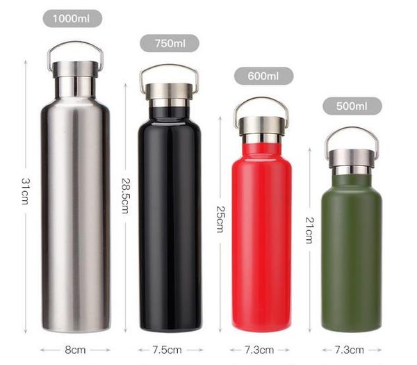 

stainless steel vacuum cup vehicle-mounted outdoor mountaineering space pot creative hand - size gift water cup