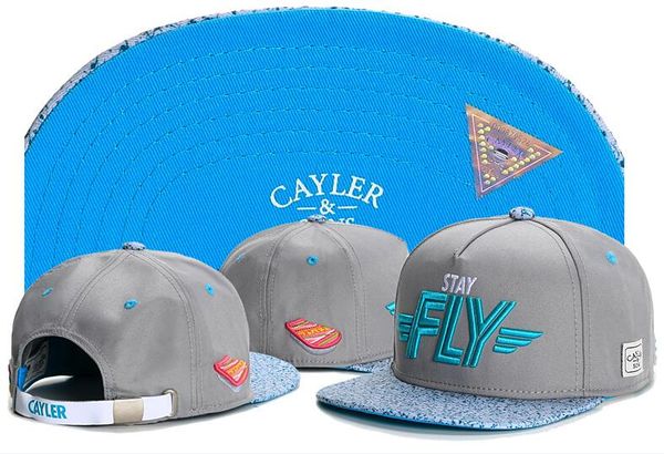 

Пребывание FLY cayler sons strapback серый синий хип-поп мужские женщины классический дешевые мода регулируемые snapbacks шапки высокое качество улица hat TYMY 310