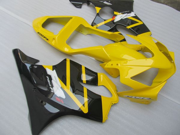 

injection molding fairing kit for honda cbr600 f4i 01 02 03 yellow black fairings set cbr600f4i 2001-2003 ot08