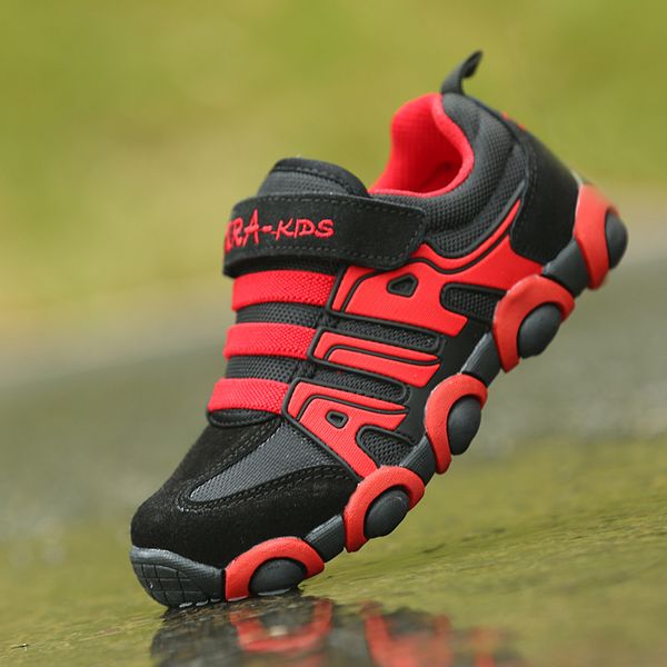 

2018 new arrival kids children sneakers flat casual sport shoes girls boys running shoes 3 color, Black