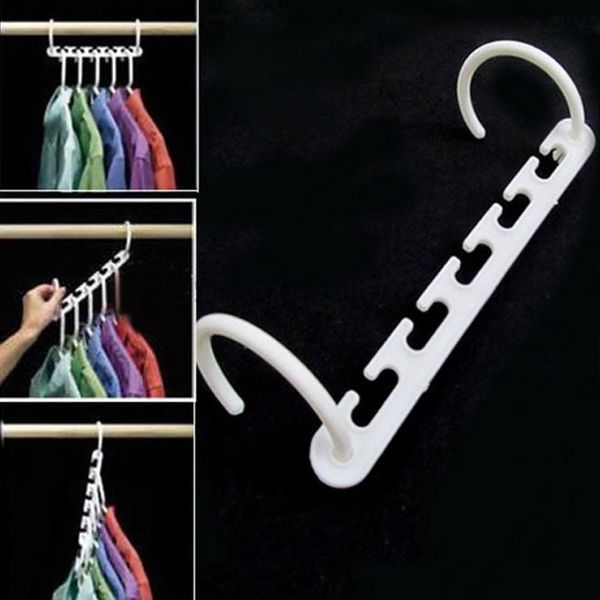 

2017 Hot Space Saver Wonder Magic Hanger Clothes Closet Organizer Hook Drying Rack Multi-Function Clothing Storage Racks