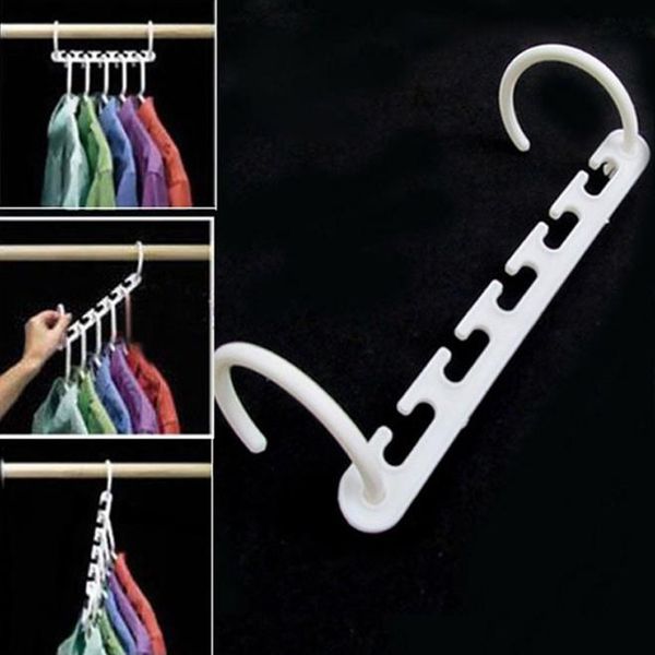 2017 Hot Space meraviglia del risparmiatore magico appendiabiti Closet Organizer Hook Stendino Multi-Function abbigliamento Storage Racks