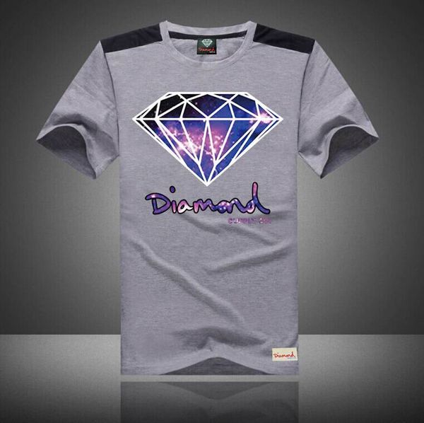 

s=5xl pa671k 20 styles men hip hop diamond supply t-shirts quality short sleeve, White;black