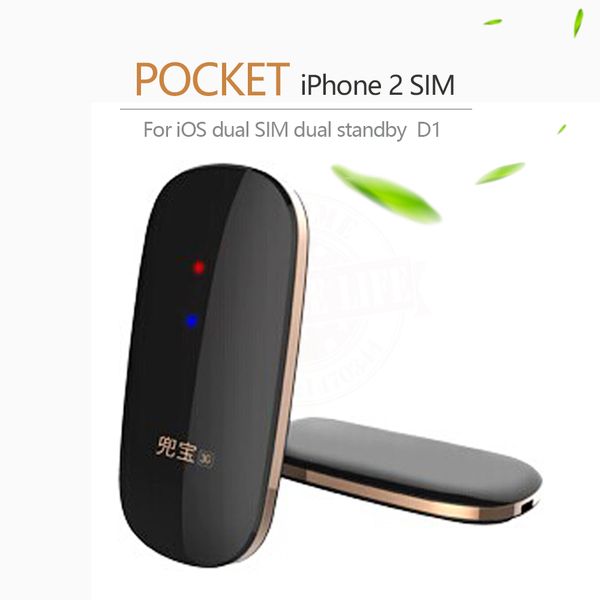 For Iphone7 7 Plus 6 6plus 5 4 Dual Sim Adapter No Jailbreak High
