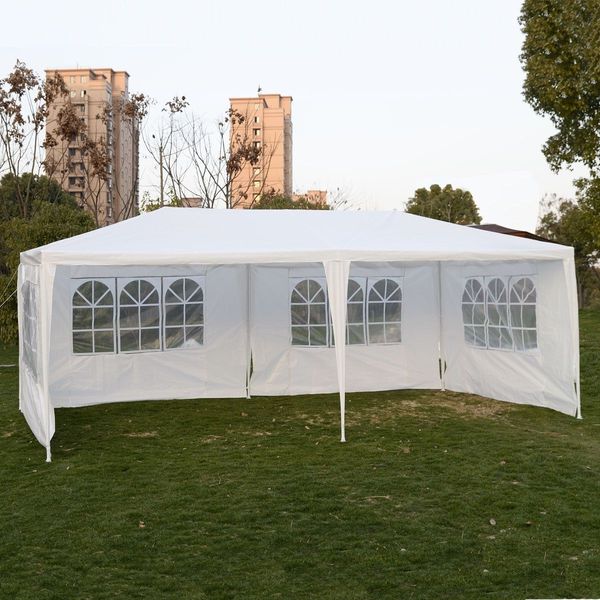 

outdoor 10'x20'canopy party wedding tent gazebo pavilion cater events 4 sidewall